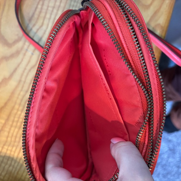 Coach Red Patchwork crossbody/wristlet - Picture 6 of 7